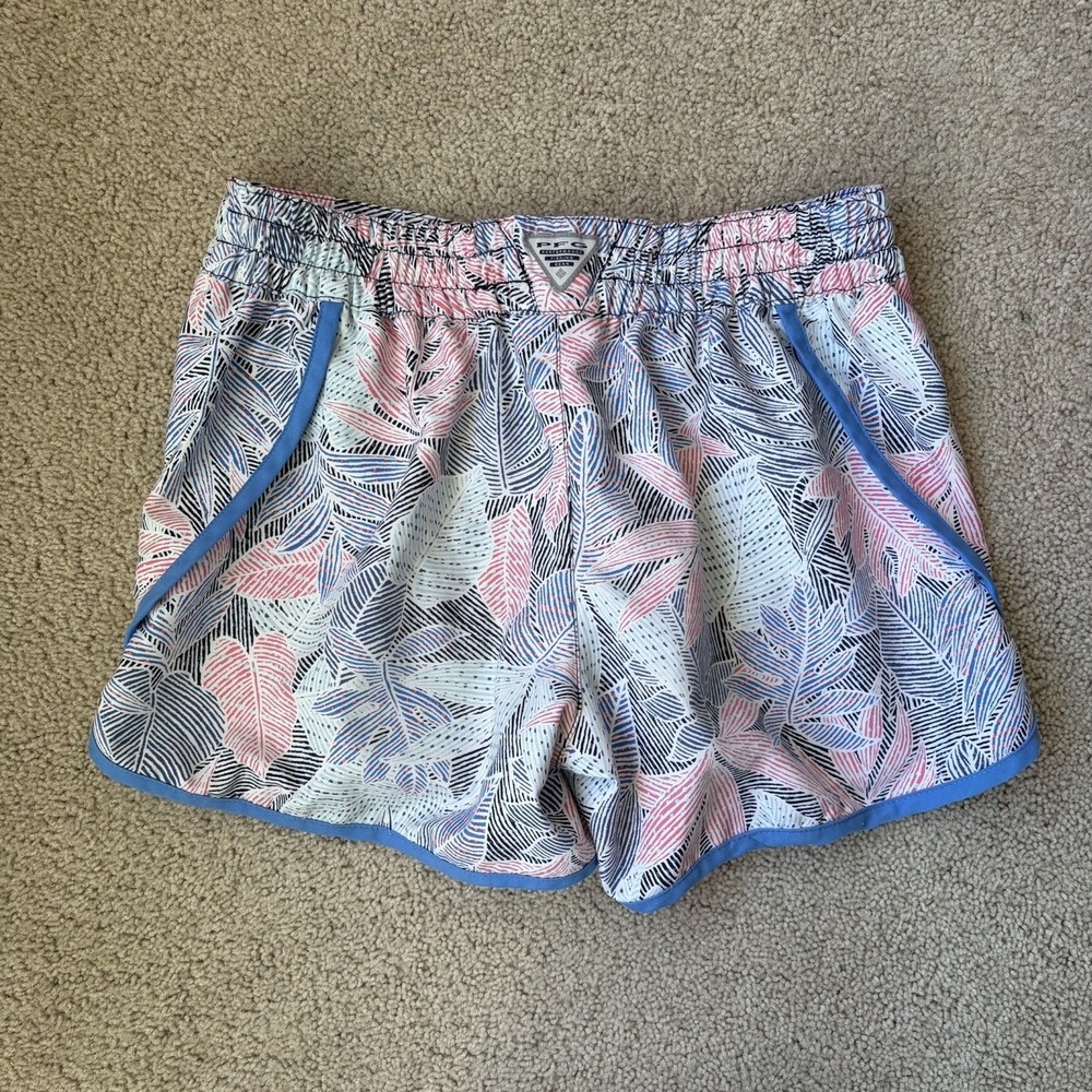 Columbia PFG Shorts Women's Small Swimming Fishing Floral Water Repellant - Picture 5 of 8